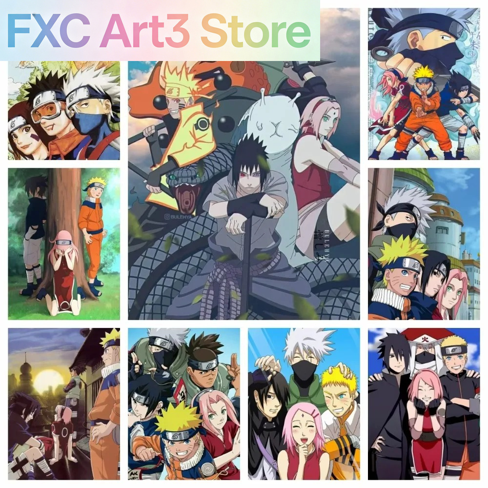Embroidery Garments - Lukisan Berlian Baru Naruto Kelas Tujuh