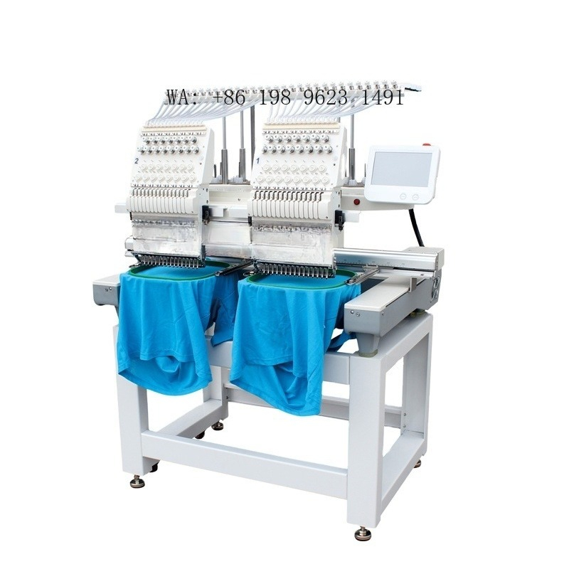 2 Kepala 15 Jarum Mesin Bordir - Embroidery Garments ulasan dan harga