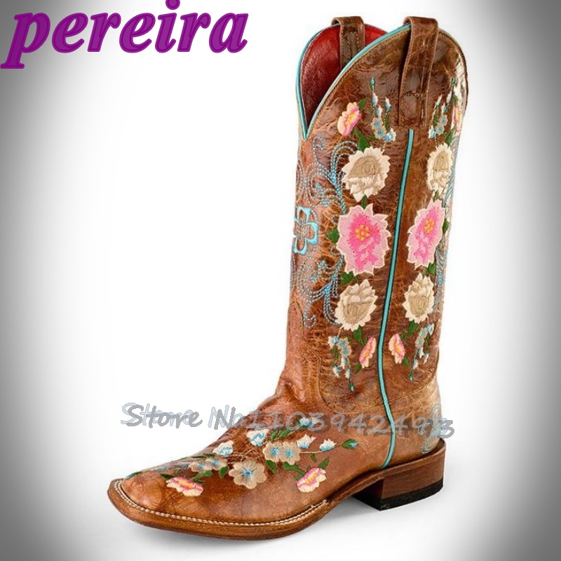 Sepatu Bot Bunga Bordir Botas  - Embroidery Rose ulasan dan harga