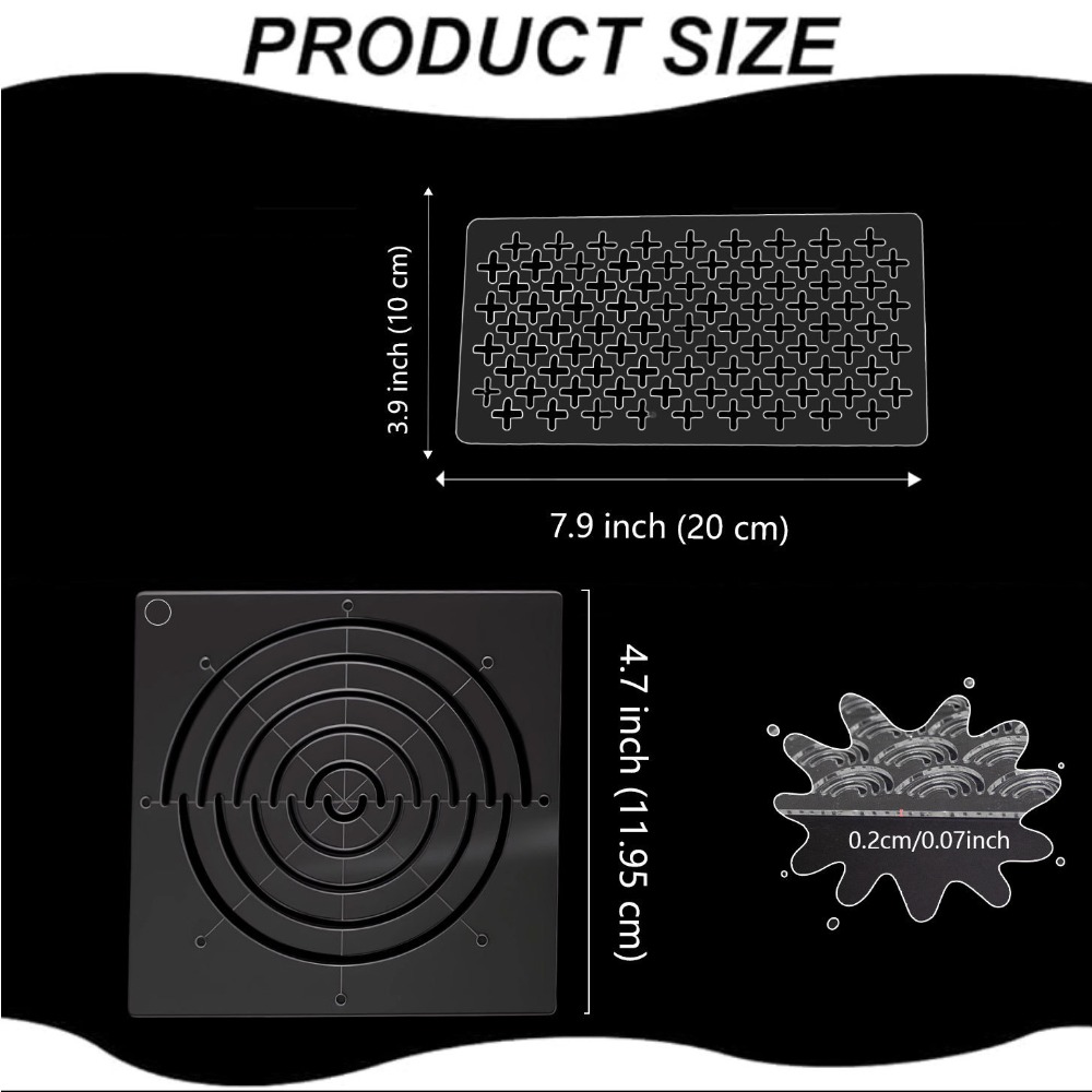 Templat Stencil Sashiko Akrili - Embroidery Meaning ulasan dan harga