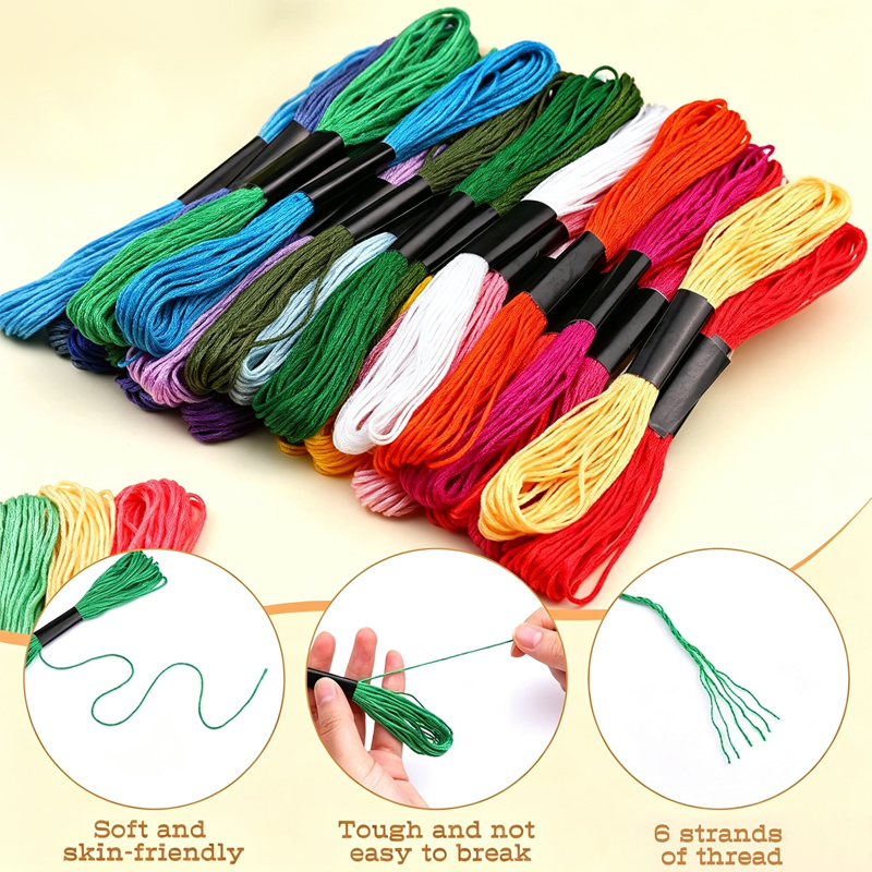 Benang Bordir 12/24/36/50/100/ - Embroidery Meaning ulasan dan harga
