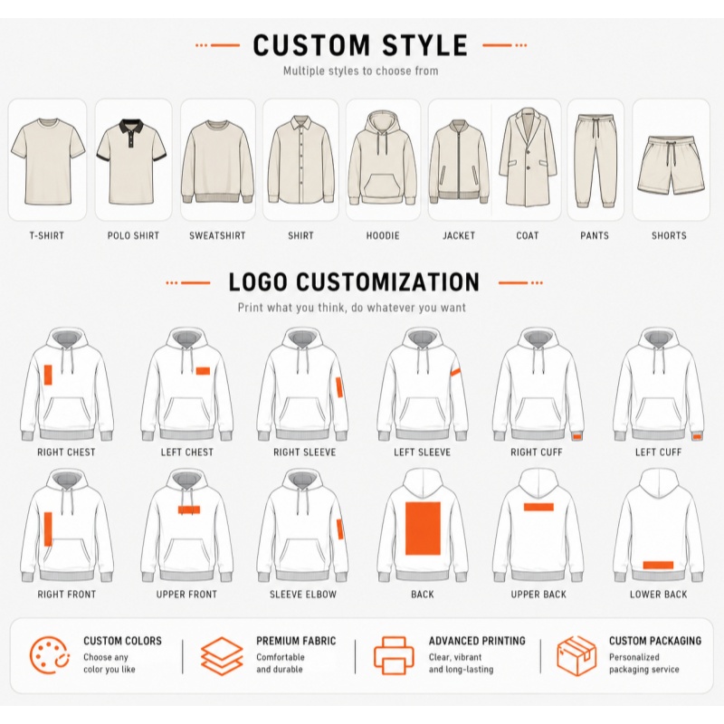 Sesuaikan Desain Hoodie Bordir - Embroidery Design Logo ulasan dan harga