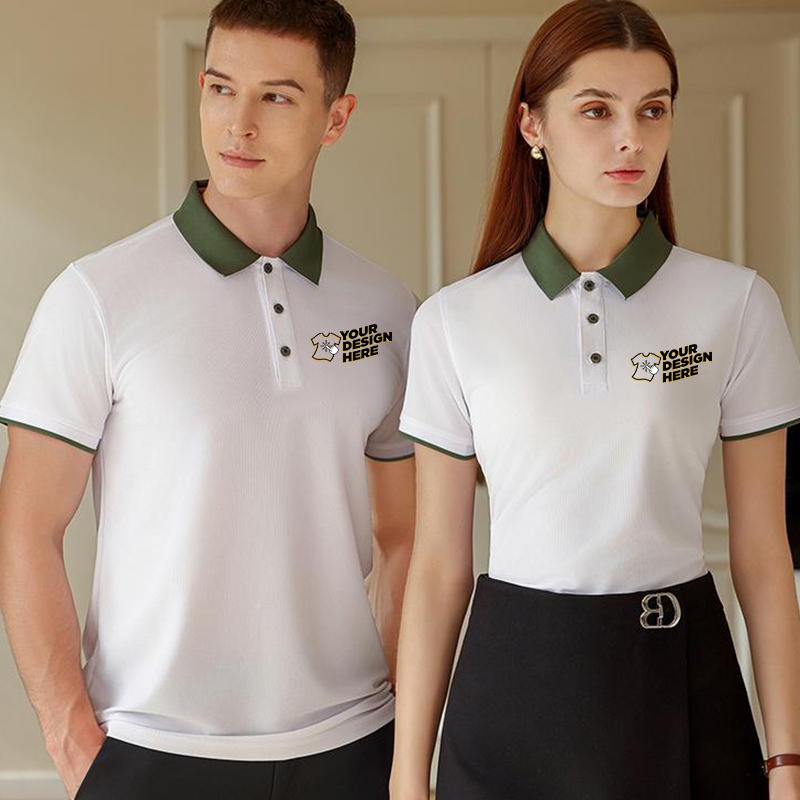 Kaos Polo Blok Warna - Cetak L - Embroidery Design Logo ulasan dan harga