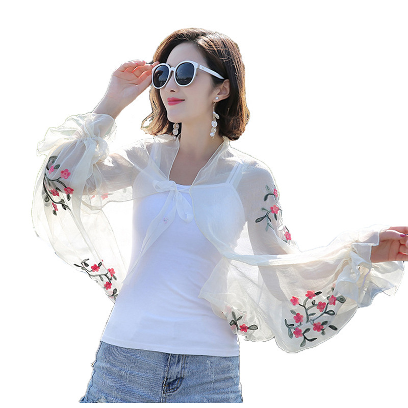 2025 musim panas baru wanita k - Embroidery Cotton Shirt ulasan dan harga