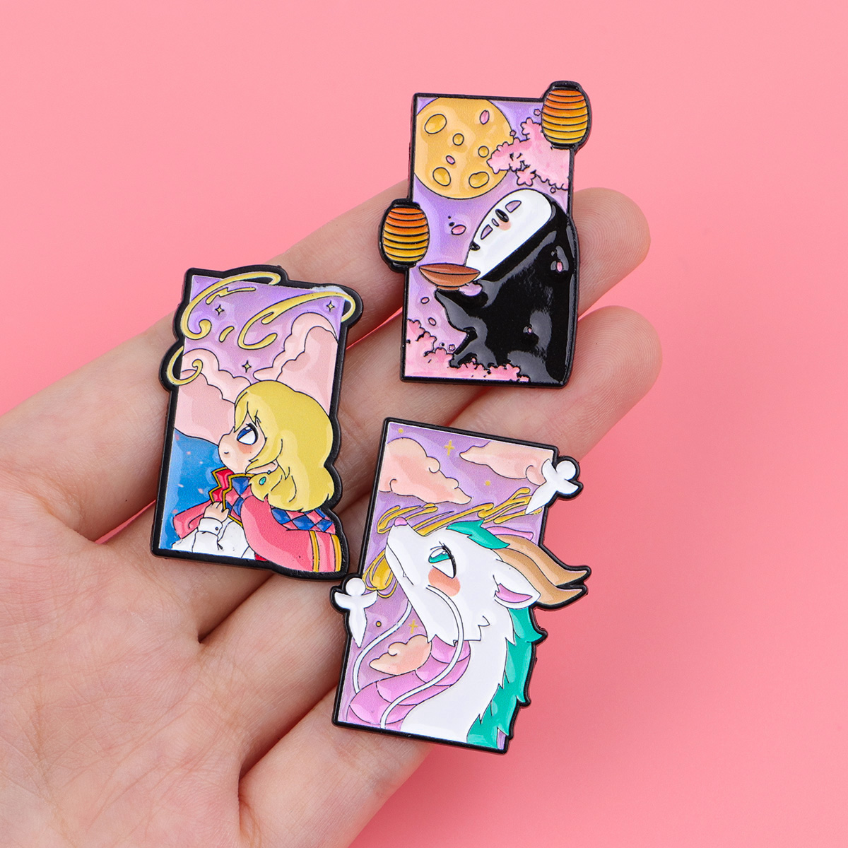 Pin Enamel Seri Anime Healing, - Embroidery Reddit ulasan dan harga