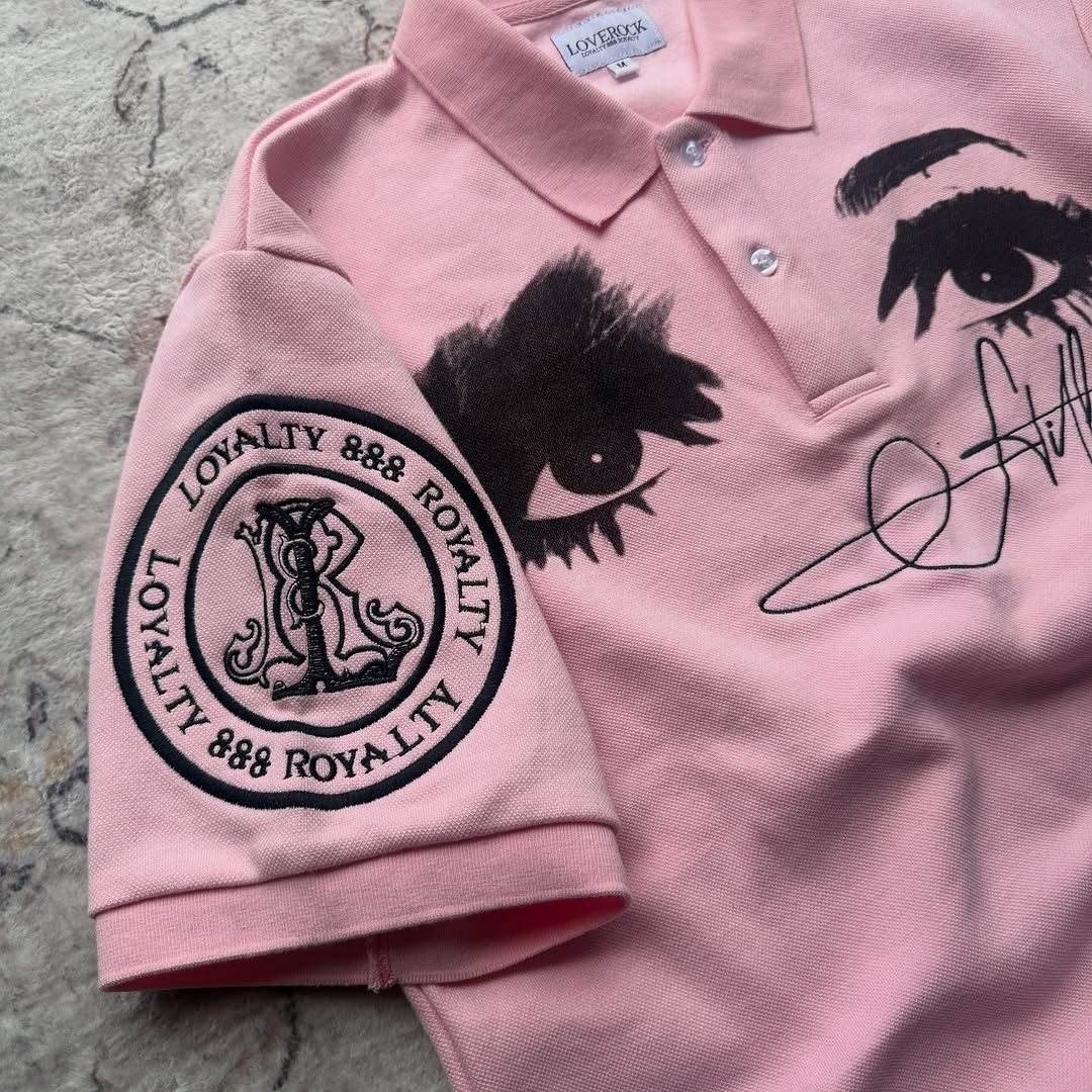 Kaos Polo Gaya Retro Amerika,  - Embroidery Design Logo ulasan dan harga