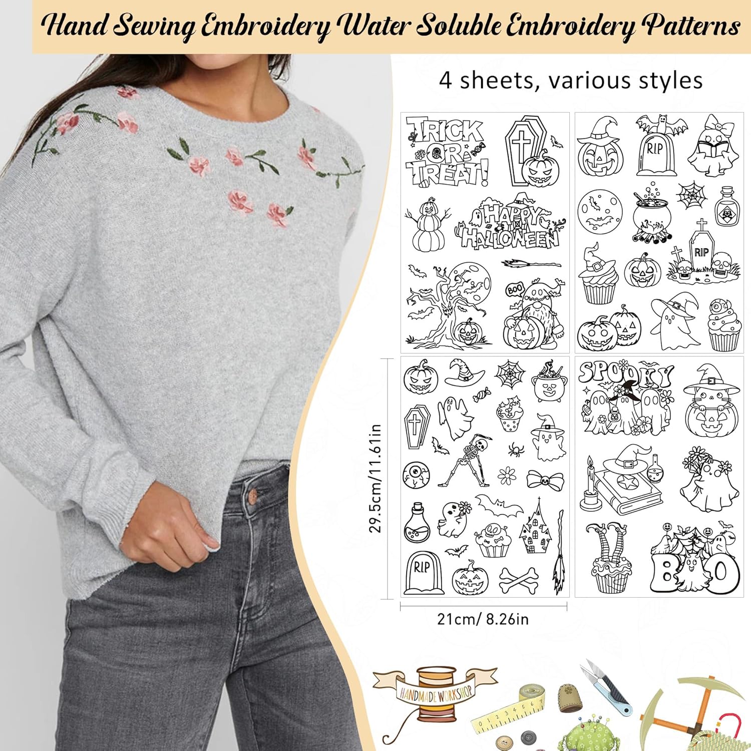 Pola Bordir Penstabil Larut Ai - Embroidery Meaning ulasan dan harga
