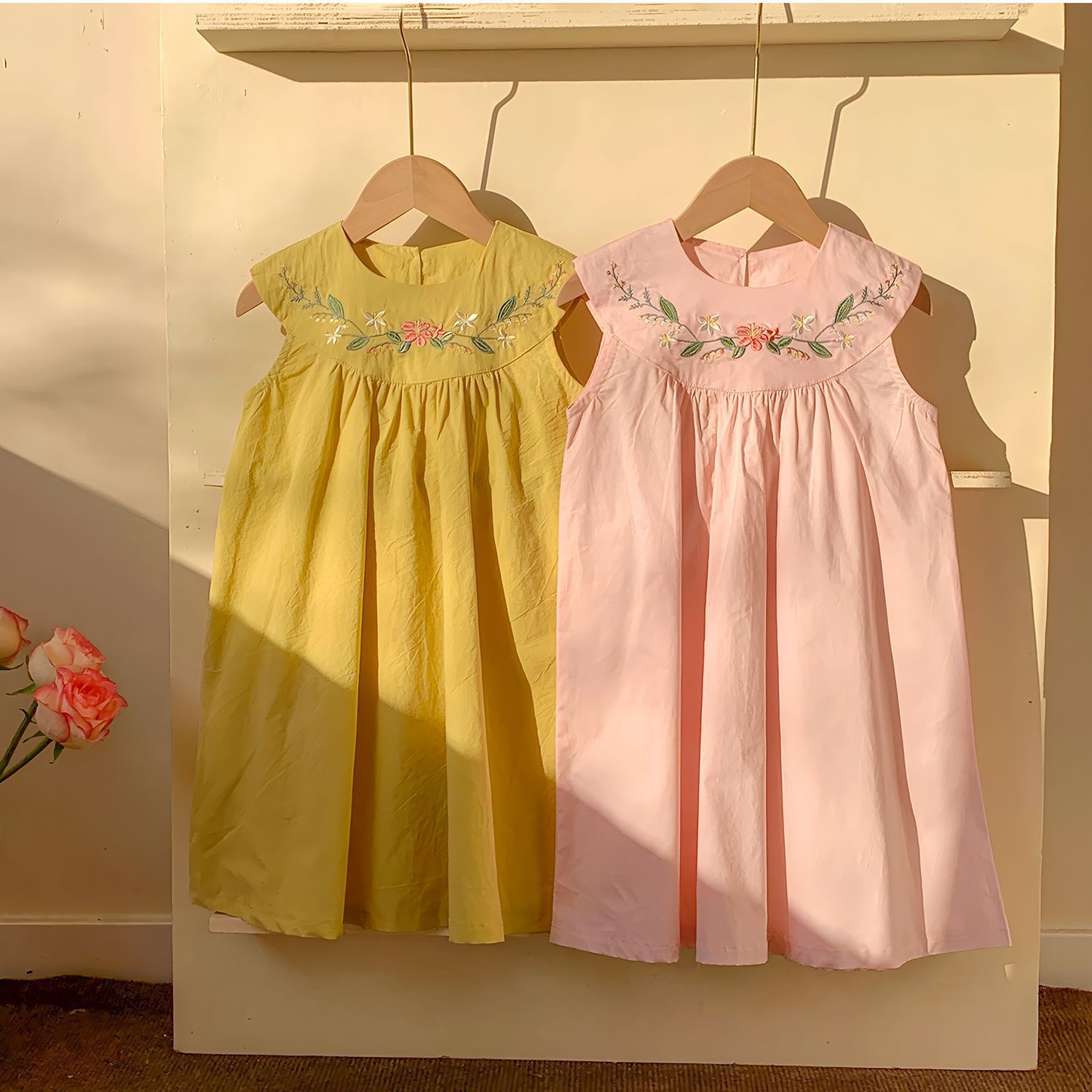 Gaun Kasual Anak Perempuan Ver - Embroidery Yellow Dress ulasan dan harga