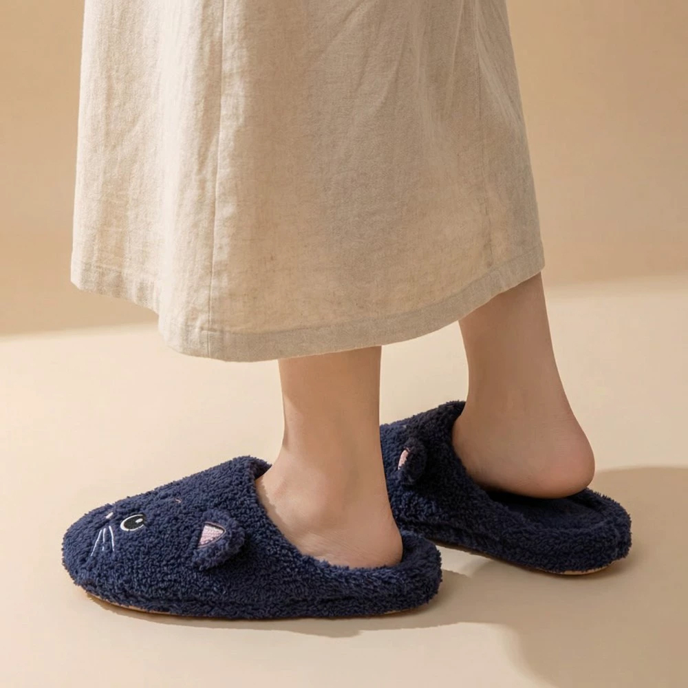 Sandal Bulu Lembut yang Nyaman - Embroidery Garments ulasan dan harga